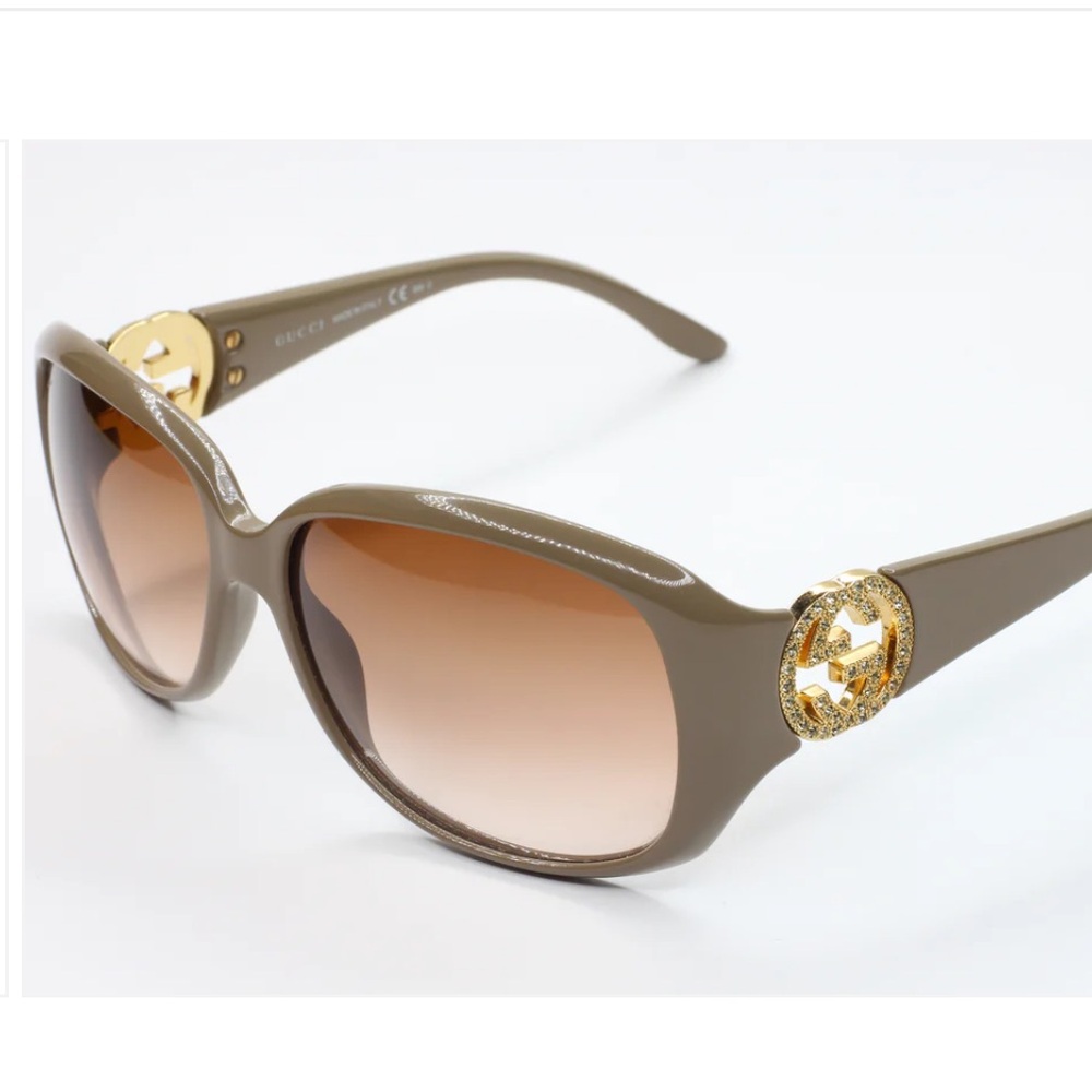 GUCCI crystal logo sunglasses - Picture 1 of 13